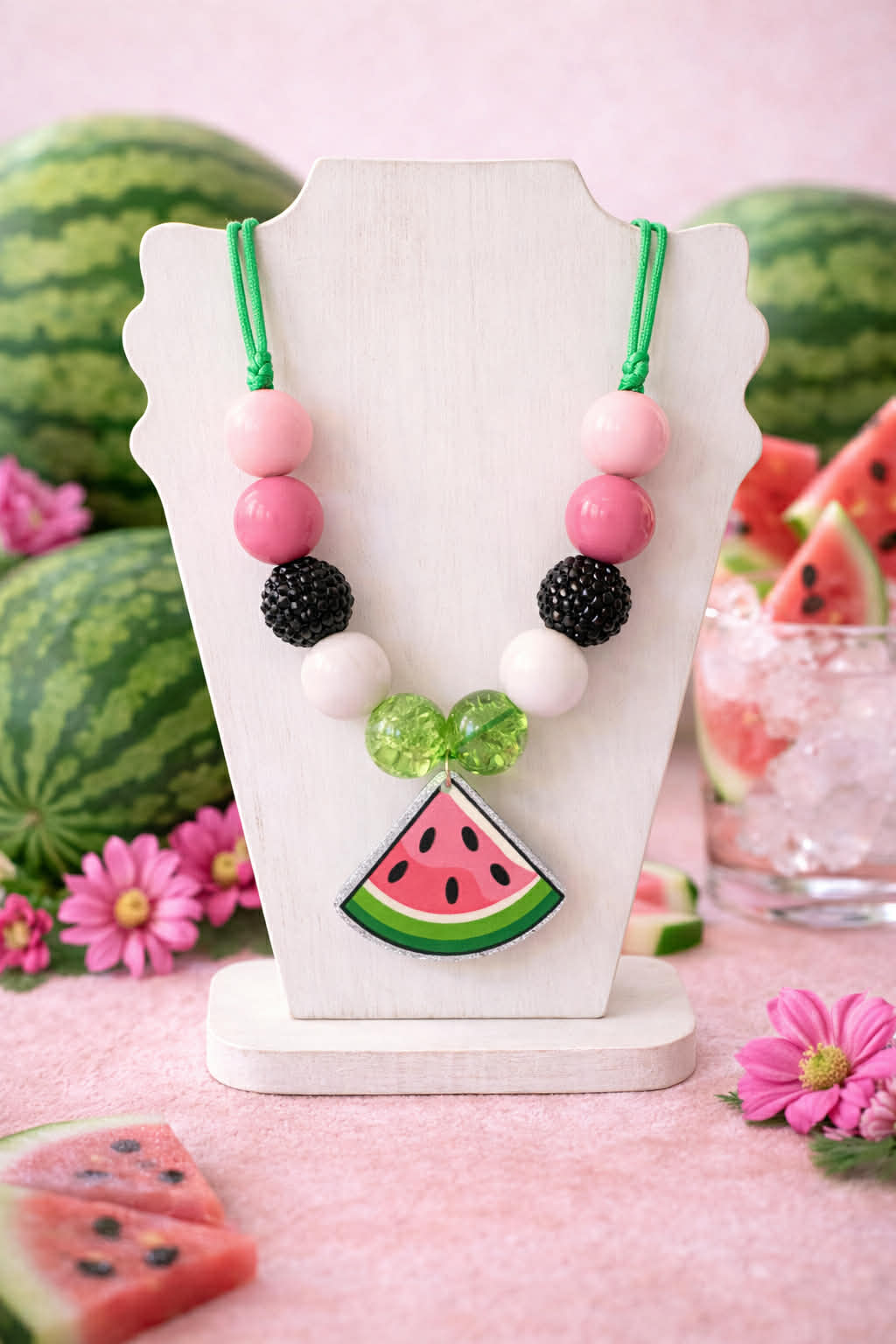 Watermelon Bubblegum Necklace