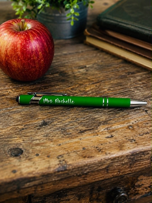 Custom Engraved Color Coated Stylus Pens
