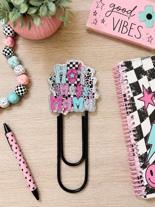 Hot Mess Mama Jumbo Paperclip/Bookmark
