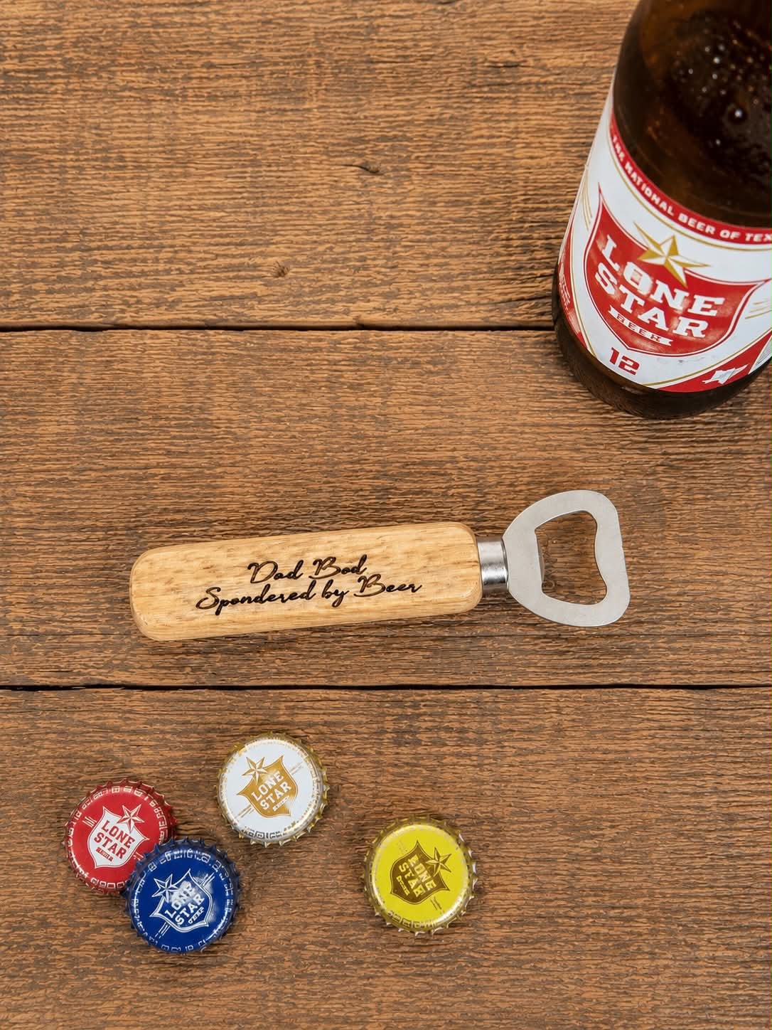 Engraved Wooden Bottle Opener