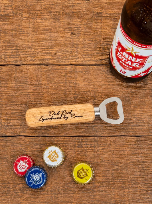 Engraved Wooden Bottle Opener