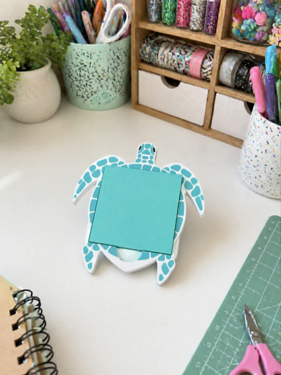 Turtle Sticky Notepad Holder
