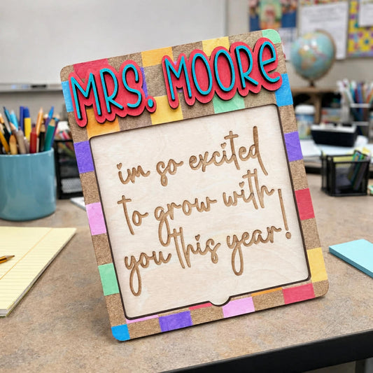 Checkered Notepad Holder