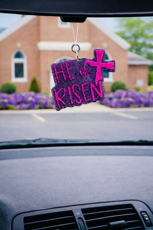 He Is Risen (purple/pink) Freshie