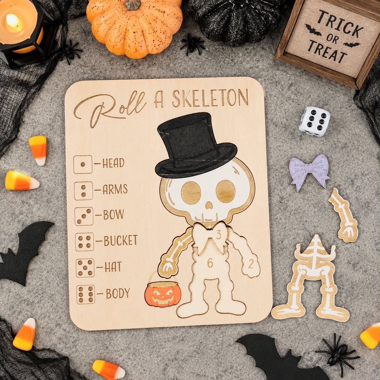 Roll-A-Skeleton