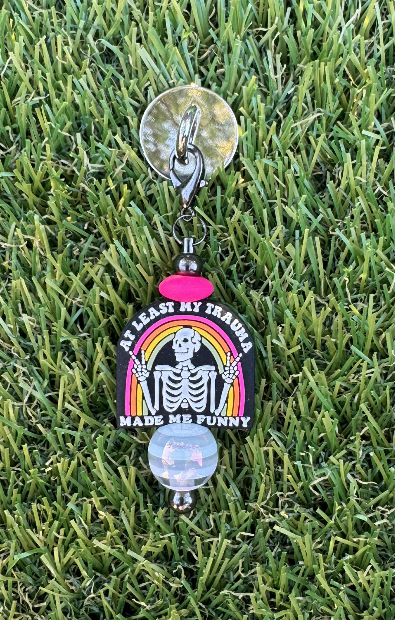 At Least My Trauma Made Me Funny Cup Charm