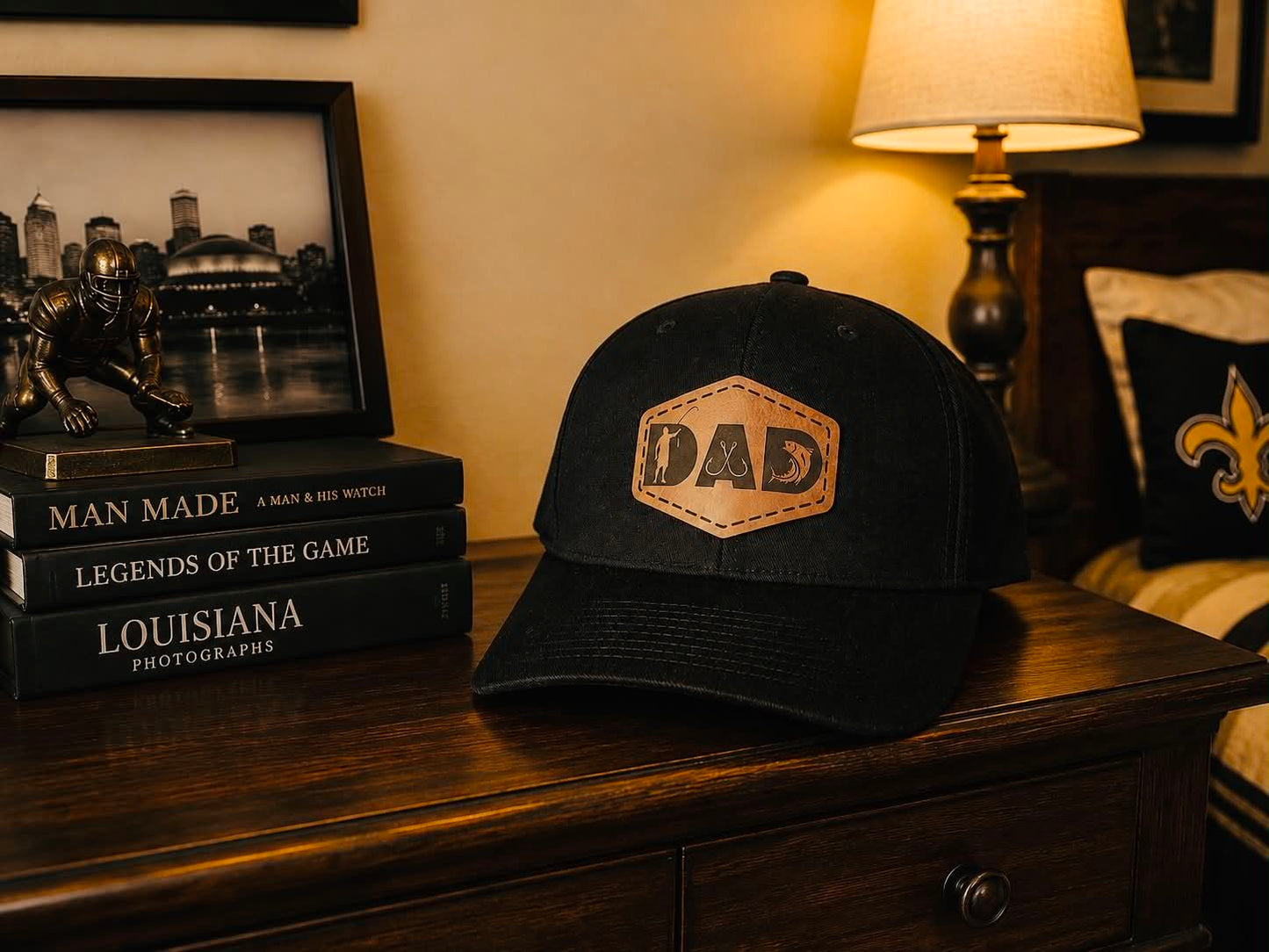 Mens Engraved Trucker Hat